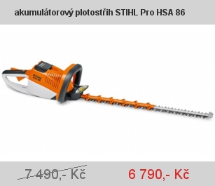 akumulátorový plotostřih STIHL Pro HSA 86 akumulátorový plotostřih STIHL Pro HSA 86